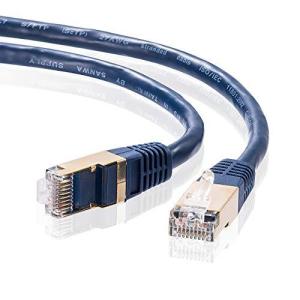 KB-T7-006NVN サンワサプライ ネイビーブルー CAT7LANケーブル 0.6m