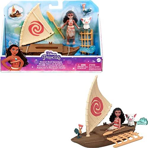 モアナと伝説の海 モアナ Small Doll &amp; Boat ボート Playset