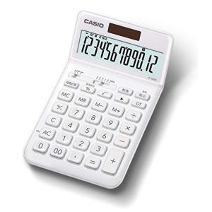 カシオ スタイリッシュ電卓 ホワイト ジャストタイプ