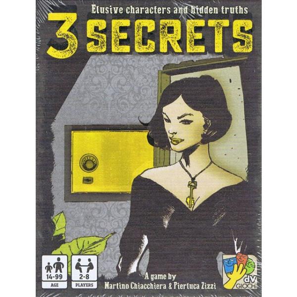 スリー・シークレット：3つの秘密 (ボードゲーム カードゲーム) 14歳以上 15分程度 2-8人用