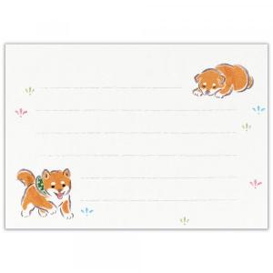 柴犬 こふみ箋 ゆるらか 犬 横書き ミニ便箋...の詳細画像1