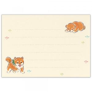 柴犬 こふみ箋 ゆるらか 犬 横書き ミニ便箋...の詳細画像2