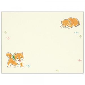 柴犬 こふみ封筒 ゆるらか 犬 ミニ便箋 エヌ...の詳細画像3