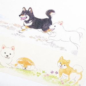 柴犬 便箋 わんころび 柴犬 罫線無し 和紙 ...の詳細画像5