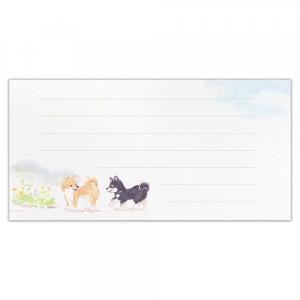 柴犬 一筆箋 わんころび 柴犬 横書き 和紙 ...の詳細画像1