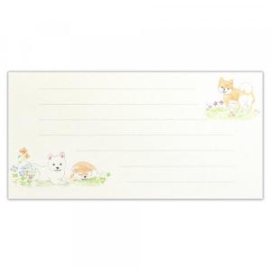 柴犬 一筆箋 わんころび 柴犬 横書き 和紙 ...の詳細画像2