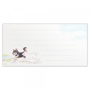 柴犬 一筆箋 わんころび 柴犬 横書き 和紙 ...の詳細画像3