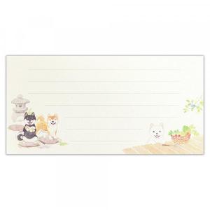柴犬 一筆箋 わんころび 柴犬 横書き 和紙 ...の詳細画像4