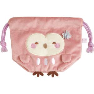すみっコぐらし ぬいぐるみミニ巾着 ふくろう みんなでことりっコ