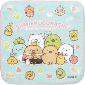 すみっコぐらし プチタオル ようこそ!たべものお...の商品画像