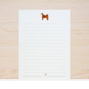 柴犬 レターセット しばいぬ サンセットオレン...の詳細画像4