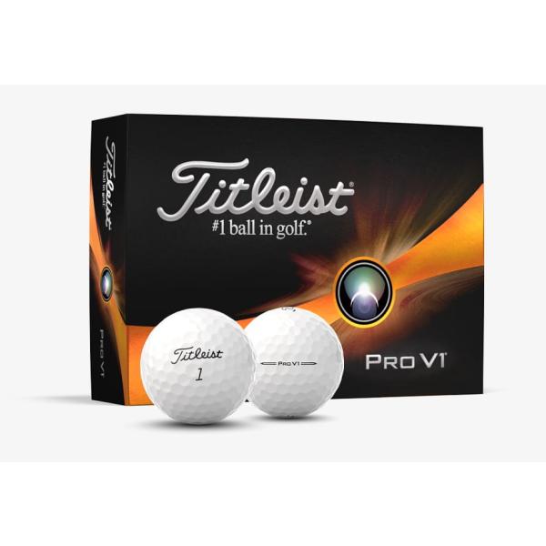 ★新品★タイトリスト★2023 Pro V1ボール★ホワイト 1ダース★ローナンバー(１,２,３,４...