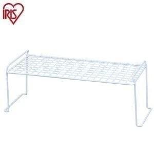 (在庫処分)収納用品 ラック スタッキングワイヤーシェルフ WSS-105 ホワイト アイリスオーヤ...