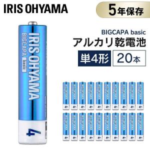 乾電池 BIGCAPA basic 単4形 20本パック LR03Bb/20P アイリスオーヤマ｜joylight