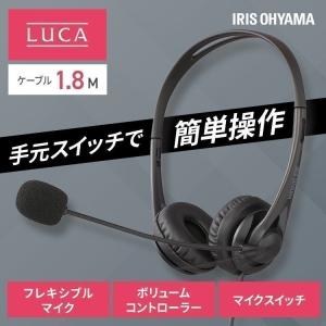 ヘッドセット ミニプラグタイプ IHS-P01-B ブラック アイリスオーヤマ｜joylight