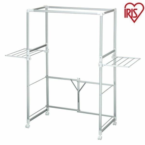 (在庫処分)アルミ軽量物干し シンプルタイプ AKM-146S  アイリスオーヤマ