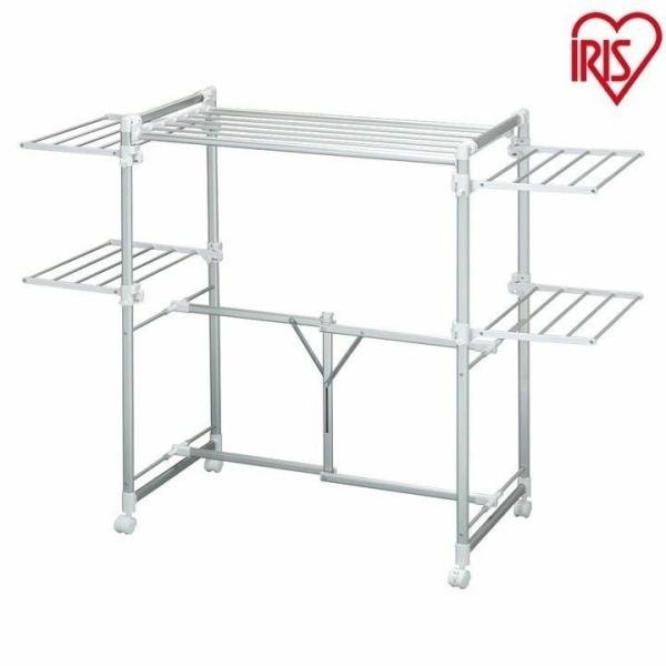 (在庫処分)アルミ軽量物干し ロータイプ AKM-4WL  アイリスオーヤマ