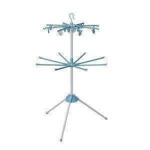 室内物干し 洗濯物干し パラソルハンガー 2段 ピンチハンガー タオルハンガー 8本 組立簡単 スリ...