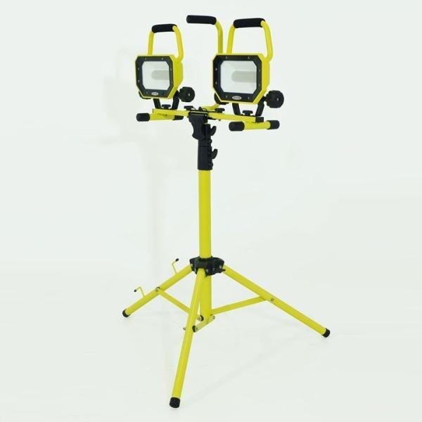LEDワーキングナイター LED作業灯 屋外 三脚2灯式 LWN-26LW-3ME 日動工業