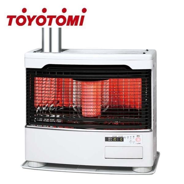 煙突式石油ストーブ(別置きタンク式) ホワイト HR-G650H トヨトミ