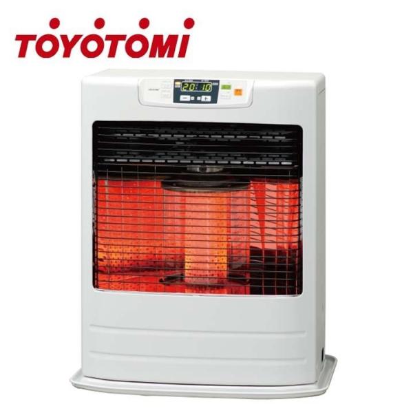 FF式石油ストーブ(輻射タイプ・別置きタンク式) ホワイト FR-V5501 トヨトミ