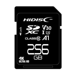 HIDISC 超高速SDXCカード 256GB CLASS10 UHS-I Speed class3、 A1対応 HDSDX256GCL10V30 磁気研究所 (D)｜joylight