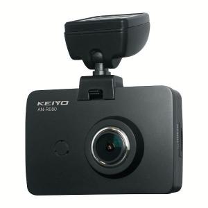 ドライブレコーダー カメラ 車 車内 防犯 対策 リアカメラ付 FHD HDR 高画質 リアFHD AN-R080｜joylight