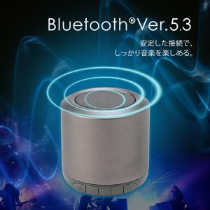 スピーカー Bluetoothスピーカー グレ...の詳細画像2