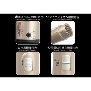 ドライヤー カールドライヤー 冷温風 海外対応...の詳細画像1