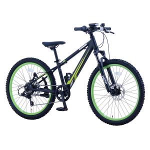 自転車 子供用 24インチ アルミ サスペンシ...の詳細画像1