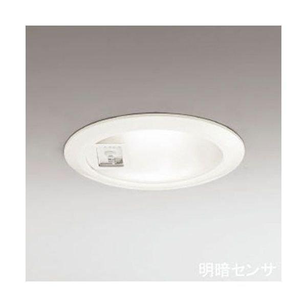 明暗センサー付き ダウンライト（軒下用） ホワイト OD062614 電球色オーデリック