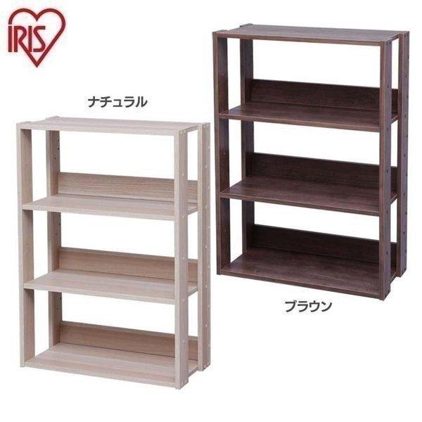 オープンウッドラック OWR-600 アイリスオーヤマ 木製 収納 棚 ラック ディスプレイラック ...