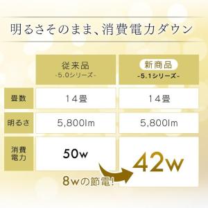 LED シーリングライト 14畳 照明 おしゃ...の詳細画像4