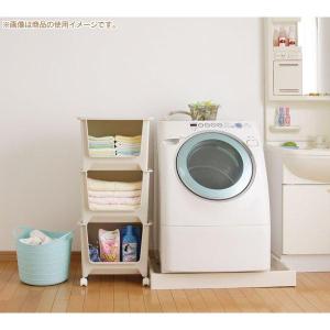 スタックバスケット キャスター付き 収納 ラン...の詳細画像3