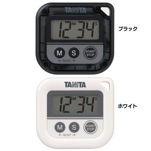 デジタルタイマー 丸洗いタイマー100分計 TD-376N-BK TANITA (D)｜joylight