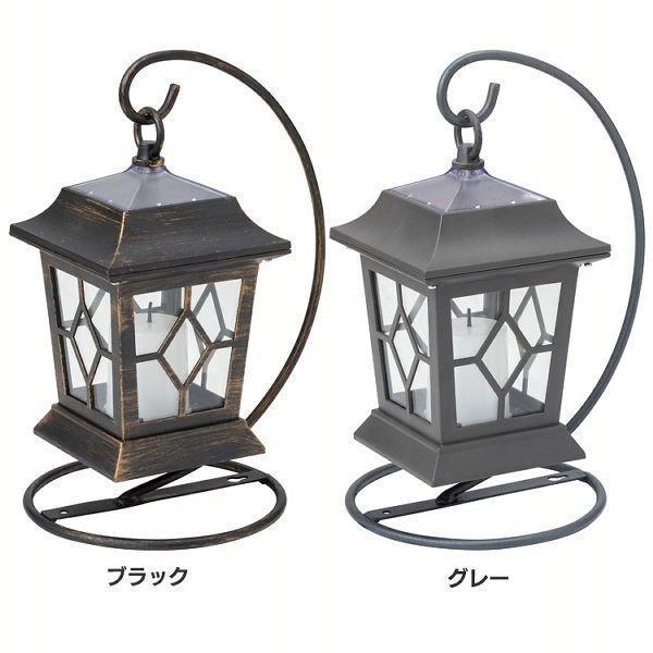 ゆらぎソーラー キャンドルランタンライト ルシアアンティーク LGS-111 (D)