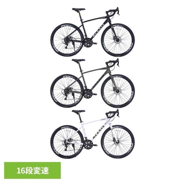 ロードバイク 通勤通学 700C 自転車 STIシフター クイックリリース 16段変速 (完成車)A...