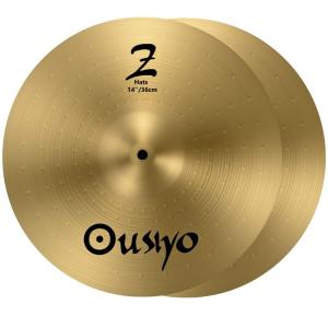 ハイハットシンバル 14インチ 2枚セット トップ ボトム