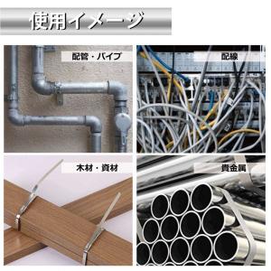 ステンレス製結束バンド 100本セット 4.6...の詳細画像3