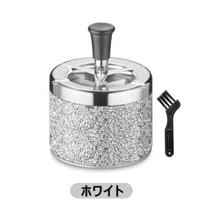 灰皿 ふた付き 大容量 卓上 キラキラ 屋外用...の詳細画像2