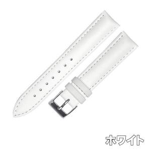 腕時計 ベルト 牛革 無地 バネ棒・交換工具付...の詳細画像1
