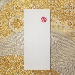 水引細工 【朱玉】 紅白 梅結び 両面テープ付...の詳細画像2