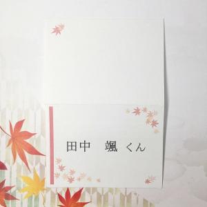 【優雅 もみじ】結婚式 席札(オーダーメイド印刷可)の詳細画像1