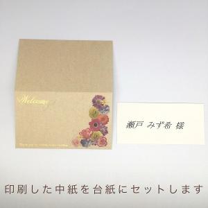 【フローリア】結婚式 席札 (オーダーメイド印刷可)の詳細画像3