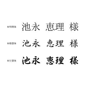 【印刷】結婚披露宴 席札(一名単位)の詳細画像1