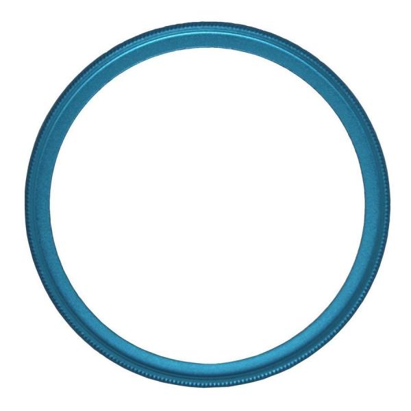 フィルター径:55mm UVフィルター 青 枠 ブルー カメラレンズ保護 フィルターをはめてレンズキ...