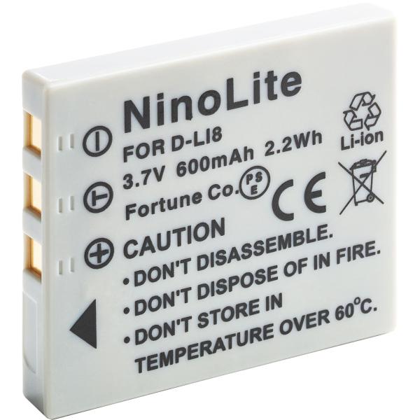 PENTAX D-LI8互換バッテリーOptio S5n Optio S5z Optio X Opt...