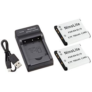 DC109e Nikon EN-EL19 対応 USBバッテリーチャージャー クールピクス