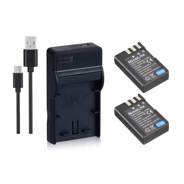USB充電器 と バッテリー2個セット DC15 と Nikon EN-EL9 EN-EL9a 互換...