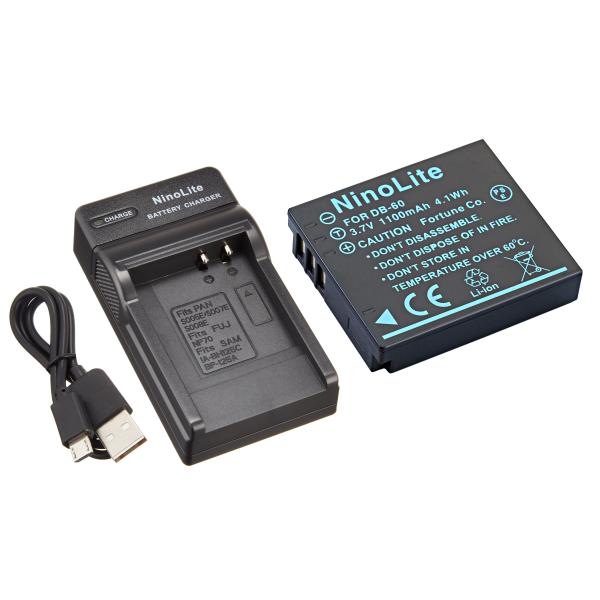 セットDC対応USB充電器  と  Panasonic DMW-BCC12互換バッテリー